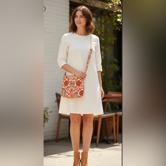 Vera Bradley Handbags - Vera Bradley Floral Crossbody Purse - Multi-Color Quilted Cotton